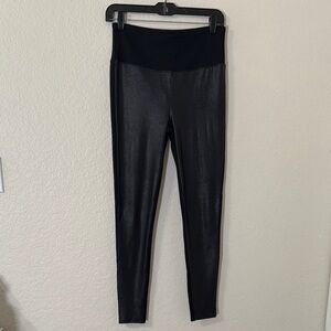 SPANX Sleek Black High-Waist Leggings